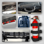 Jeep Wrangler JK Black Interior Roll Bar Trim Kit (2007-2018)