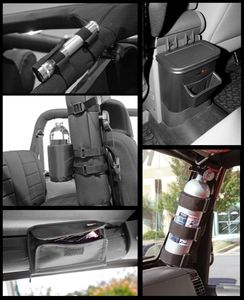 Jeep Wrangler JK Black Interior Storage Kit (2007-2011)