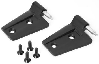 Jeep Wrangler JK Black Steel Door Hinges-Pair (2007-2018)