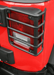 Jeep Wrangler (JK) Black Tail Light Euro Guards-Pair (2007-2018)