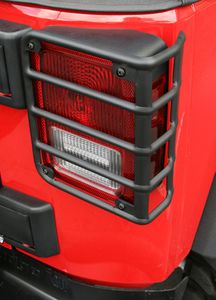 Jeep Wrangler (JK) Black Tail Light Euro Guards-Pair (2007-2018)