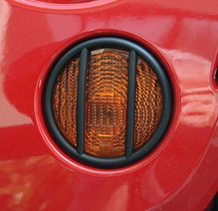 Jeep Wrangler (JK) Black Turn Signal Euro Guard-Pair (2007-2018)