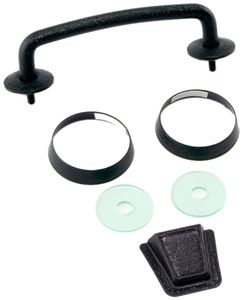 Jeep Wrangler JK Black Windshield Tie Down Kit (2007-2012)