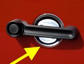 Jeep Wrangler JK Chrome Door Handle Recess Guard Set (2007-2018)