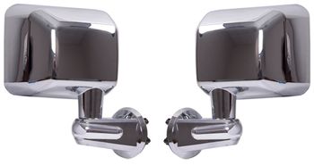 Jeep Wrangler JK Chrome Folding Side Mirrors-Pair (2007-2018)