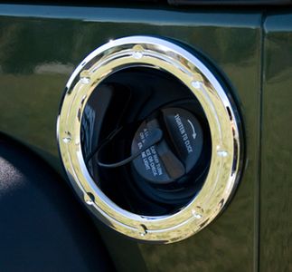 Jeep Wrangler JK Chrome Fuel Filler Accent Trim (2007-2018)
