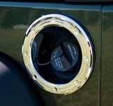 Jeep Wrangler JK Chrome Fuel Filler Accent Trim (2007-2018)