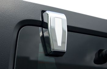 Jeep Wrangler JK Chrome Light Gate Hinge Covers-Pair (2007-2018)