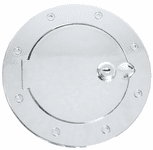Jeep Wrangler (JK) Chrome Locking Fuel Cover (2007-2018)