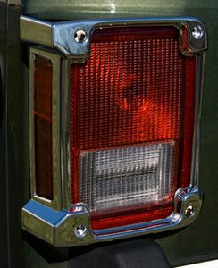 Jeep Wrangler Jk Chrome taillight Covers-Pair (2007-2018)