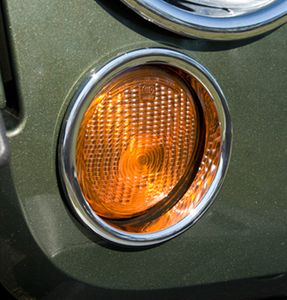 Jeep Wrangler JK Chrome Turn Signal Light Covers-Pair (2007-2018)