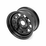 Jeep Wrangler JK D-Window 17" x 9" Black Steel Wheel Frame (2007-2018)