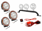 Jeep Wrangler JK Front Bumper HID Fog Lamp Light Bar Kit (2007-2018)