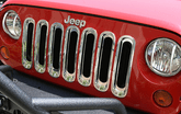 Jeep Wrangler JK Grille Covers & Inserts