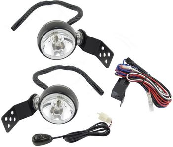 Jeep Wrangler (JK) Hood Mounted Off-Road Fog Light Kit (2007-2018)