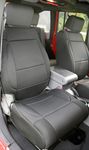 Jeep Wrangler JK Neoprene Front Seat Covers With ABS Flaps-Pair (2007-2010)