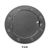 Jeep Wrangler JK Non-Locking Textured Black Gas Cap Door (2007-2018)