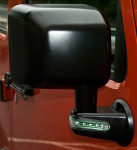 Jeep Wrangler JK Single Black Mirror W/LED Turn Signal Indicators (2007-2018)