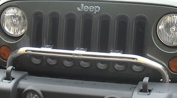 Jeep Wrangler JK Stainless Steel Bumper Light Bar (2007-2018)