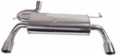 Jeep Wrangler JK Stainless Steel Dual Cat Back Exhaust Kit (2007-2018)