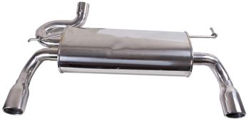 Jeep Wrangler JK Stainless Steel Dual Cat Back Exhaust Kit (2007-2018)
