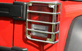 Jeep Wrangler (JK) Stainless Steel Tail Light Euro Guards-Pair (2007-2018)