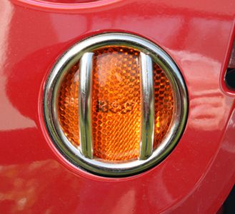Jeep Wrangler (JK) Stainless Steel Turn Signal Euro Guard-Pair (2007-2018)