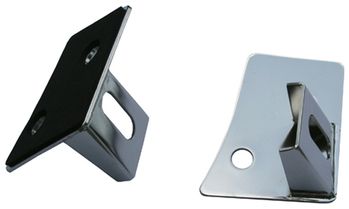 Jeep Wrangler JK Stainless Steel Windshield Light Mounting Brackets (2007-2018)