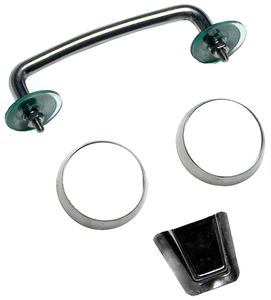 Jeep Wrangler JK Stainless Steel Windshield Tie Down Kit (2007-2012)
