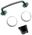 Jeep Wrangler JK Stainless Steel Windshield Tie Down Kit (2007-2012)