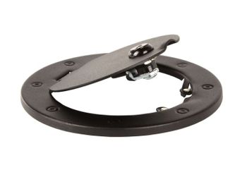 Jeep Wrangler JK Locking Textured Black Gas Cap Door (2007-2018)