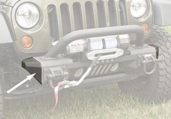 Jeep Wrangler JK XHD Front Aluminum Bumper Ends-Pair (2007-2018)