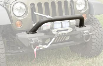 Jeep Wrangler JK XHD Front Aluminum Bumper Overrider (2007-2018)