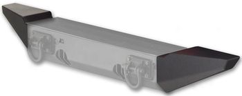 Jeep Wrangler JK XHD Textured Black Front Bumper Ends (2007-2018)