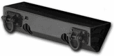 Jeep Wrangler JK XHD Textured Black Front Light Mounted Bumper Base (2007-2018)