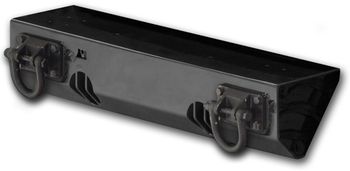 Jeep Wrangler JK XHD Textured Black Front Light Mounted Bumper Base (2007-2018)