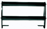 Jeep Wrangler Polished Black Front Bumper Guard (1997-2006)