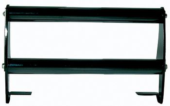 Jeep Wrangler Polished Black Front Bumper Guard (1997-2006)