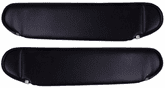Jeep Wrangler Replacement Black Sun Visors (1987-1995)