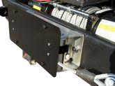Jeep Wrangler Roller Fairlead License Plate Mounting Bracket