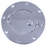 Jeep Wrangler Stainless Steel Locking Fuel Hatch Cover (1997-2006)