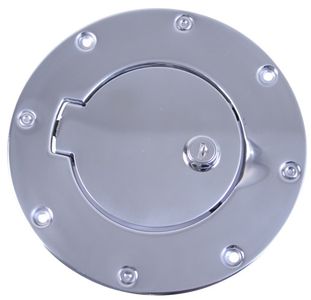 Jeep Wrangler Stainless Steel Locking Fuel Hatch Cover (1997-2006)