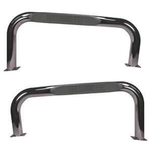 Jeep Wrangler Stainless Steel Nerf Bars-Pair (1987-2006)