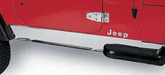 Jeep Wrangler Stainless Steel Rocker Panel-Pair (1997-2006)