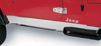 Jeep Wrangler Stainless Steel Rocker Panel-Pair (1997-2006)