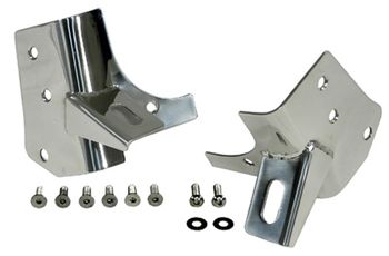 Jeep Wrangler Stainless Steel Windshield Hinge Light Bracket-Pair (1997-2006)