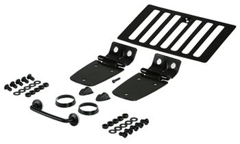 Jeep Wrangler TJ Black Complete Hood Kit (1998-2006)