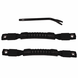Jeep Wrangler TJ Black Nylon Door Pull Straps-Pair (1997-2006)
