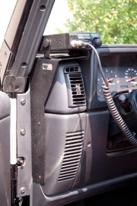 Jeep Wrangler TJ CB Radio Mount (1997-2006)