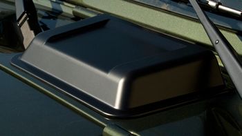Jeep Wrangler TJ & JK Black Hood Vent Scoop (1998-2018)